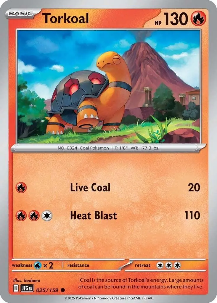 Torkoal (025/159) [Scarlet & Violet: Journey Together] 1