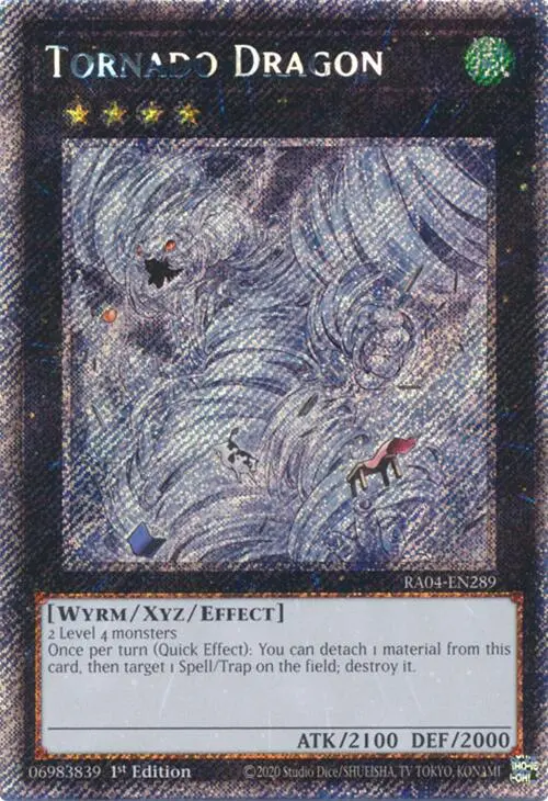 Tornado Dragon [Ra04-En289] Platinum Secret Rare 1