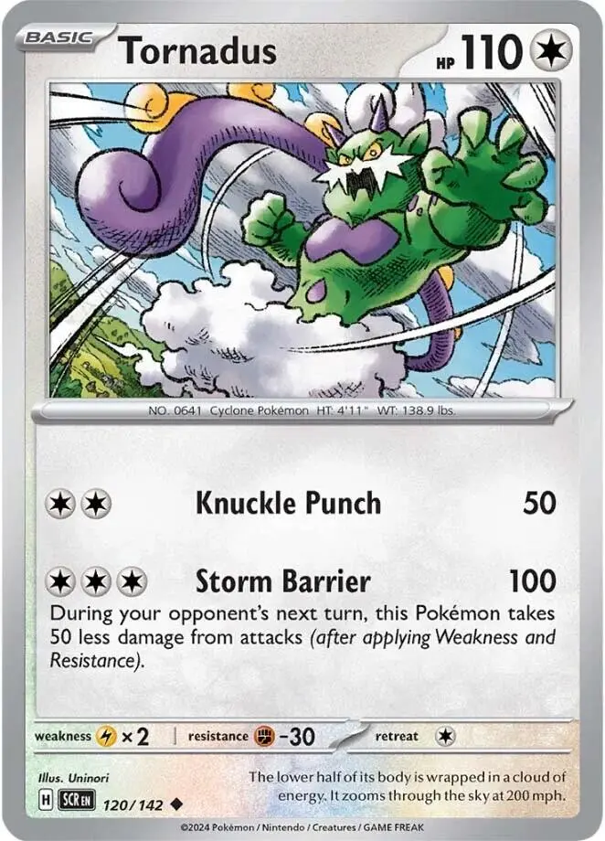 Tornadus (120/142) [Scarlet & Violet: Stellar Crown] 1