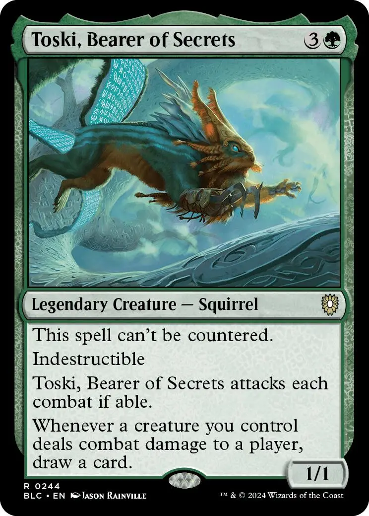 Toski, Bearer Of Secrets [Bloomburrow Commander] 1