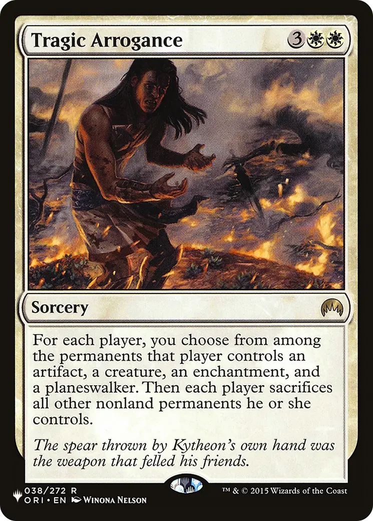 Tragic Arrogance [The List] 1
