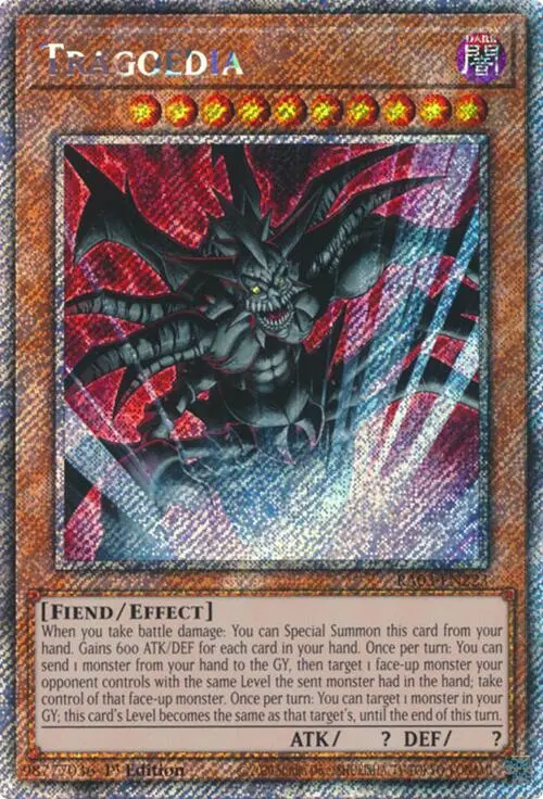 Tragoedia (Platinum Secret Rare) [Ra03-En223] Platinum Secret Rare 1