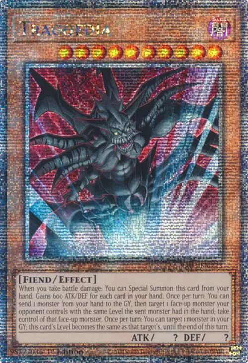 Tragoedia (Quarter Century Secret Rare) [Ra03-En223] Quarter Century Secret Rare 1