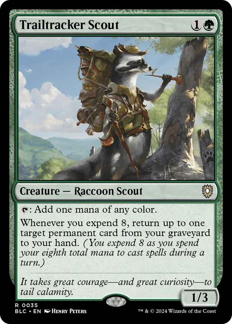 Trailtracker Scout [Bloomburrow Commander] 1