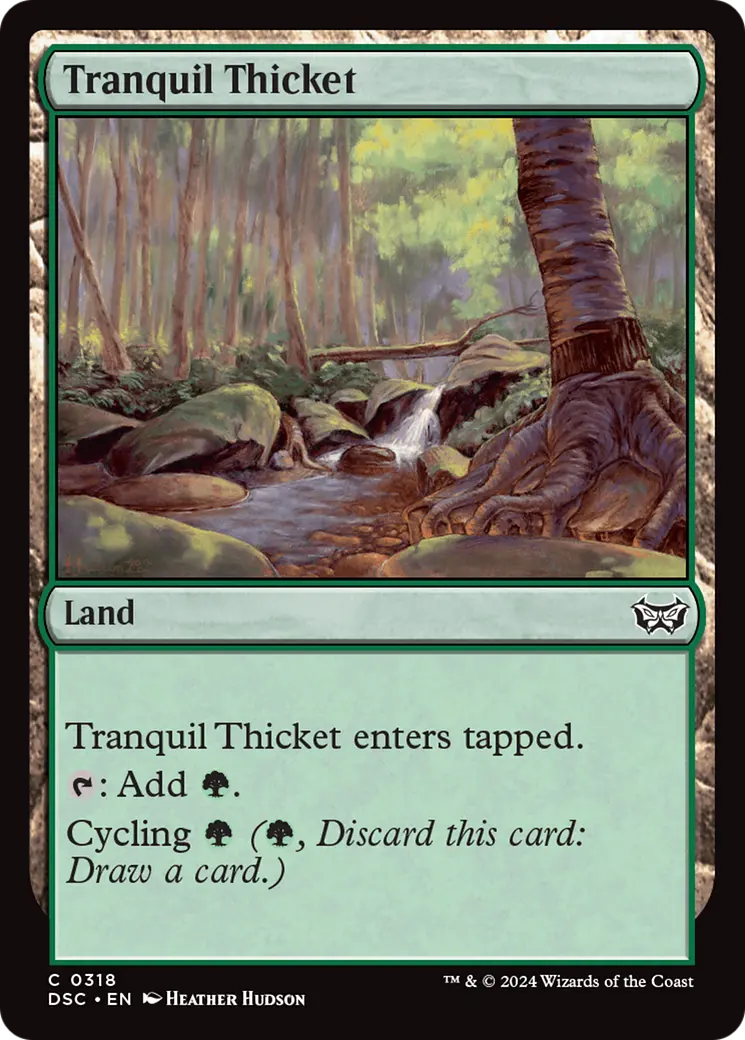 Tranquil Thicket [Duskmourn: House Of Horror Commander] 1