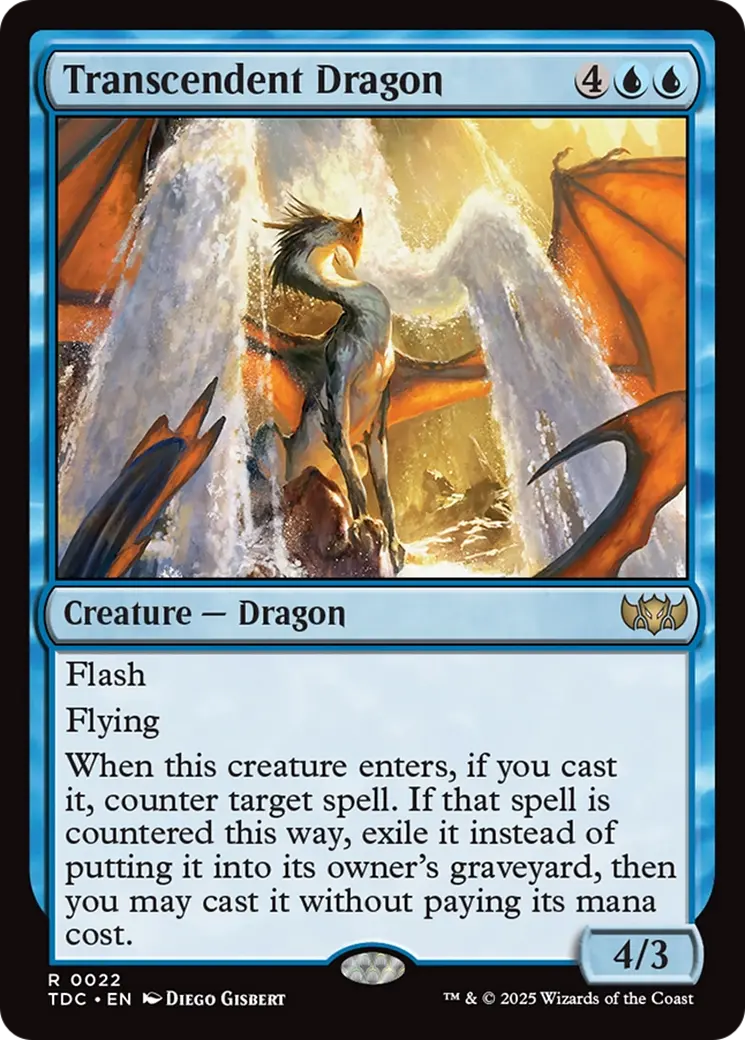 Transcendent Dragon [Tarkir: Dragonstorm Commander] 1