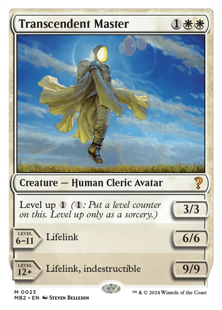 Transcendent Master (White Border) [Mystery Booster 2] 1