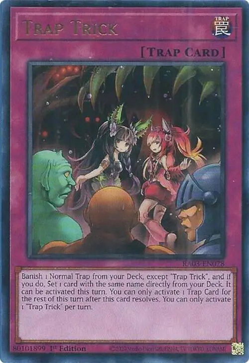Trap Trick (Ur) [Ra03-En078] Ultra Rare 1