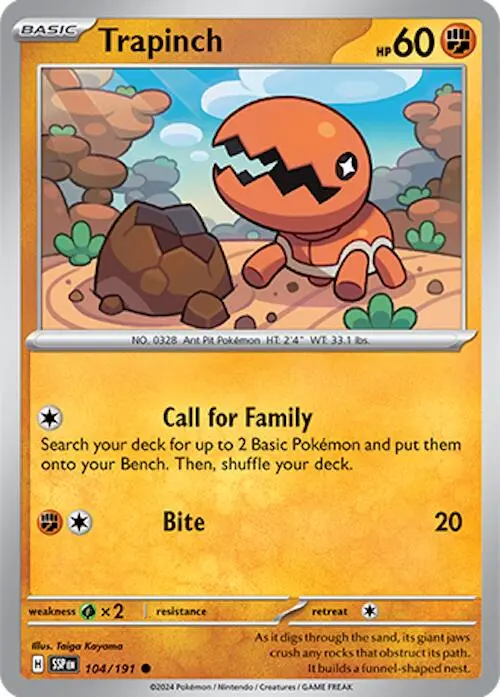 Trapinch (104/191) [Scarlet & Violet: Surging Sparks] 1