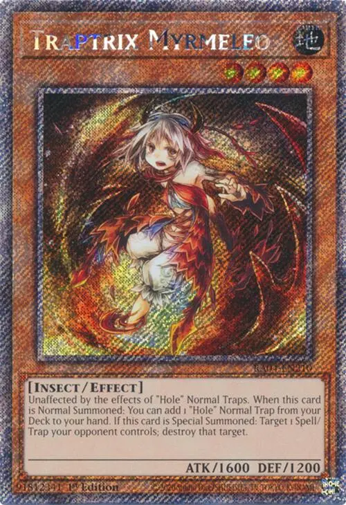 Traptrix Myrmeleo [Ra04-En210] Platinum Secret Rare 1