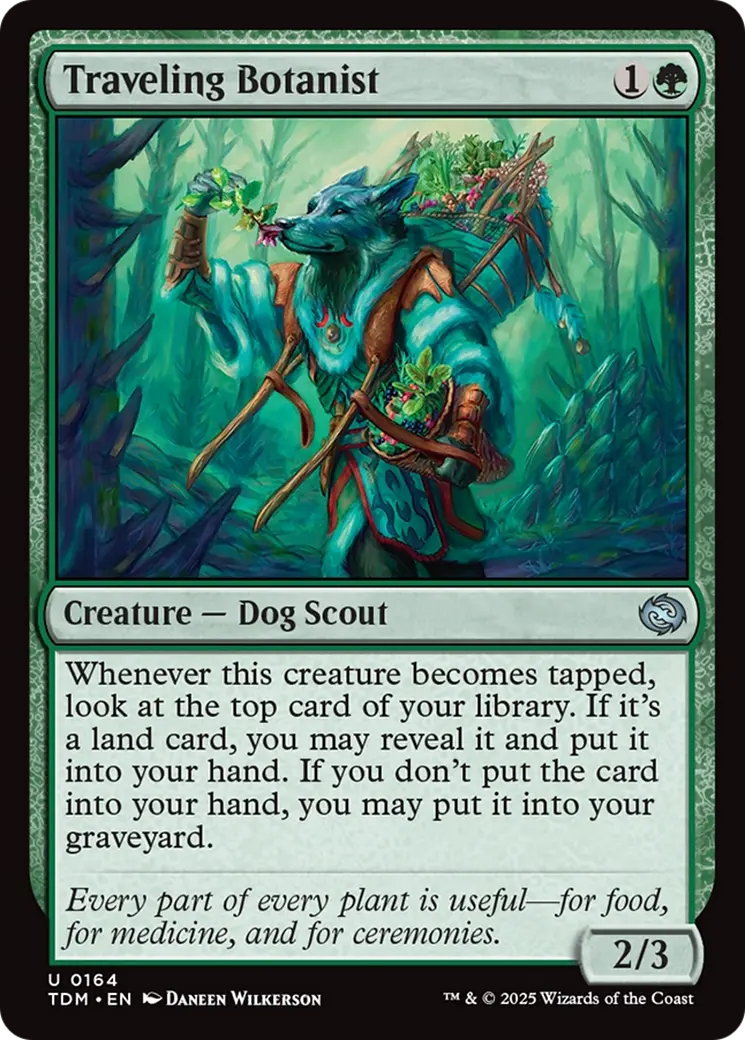 Traveling Botanist [Tarkir: Dragonstorm] 1