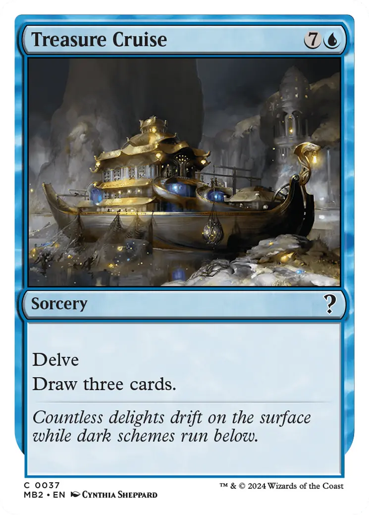Treasure Cruise (White Border) [Mystery Booster 2] 1