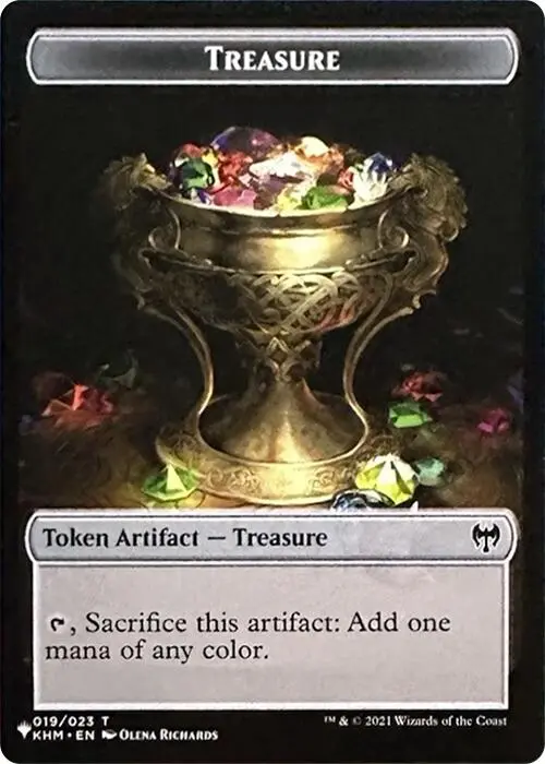 Treasure // Egg Double-Sided Token [Secret Lair Drop Series] 1