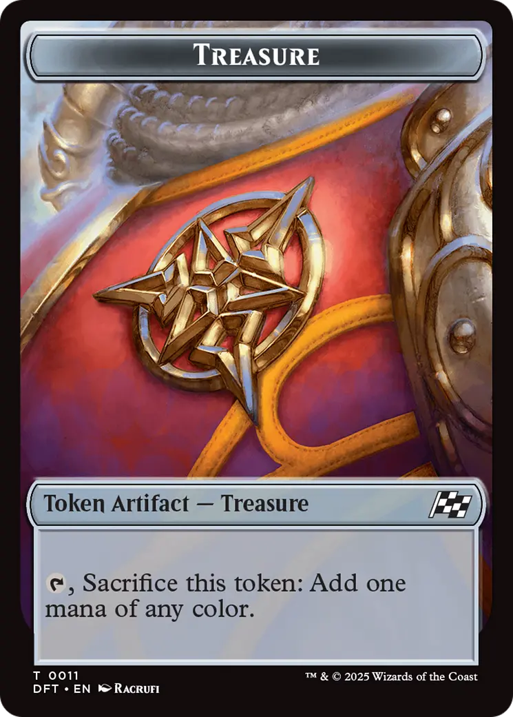 Treasure // Pilot Double-Sided Token [Aetherdrift Tokens] 1