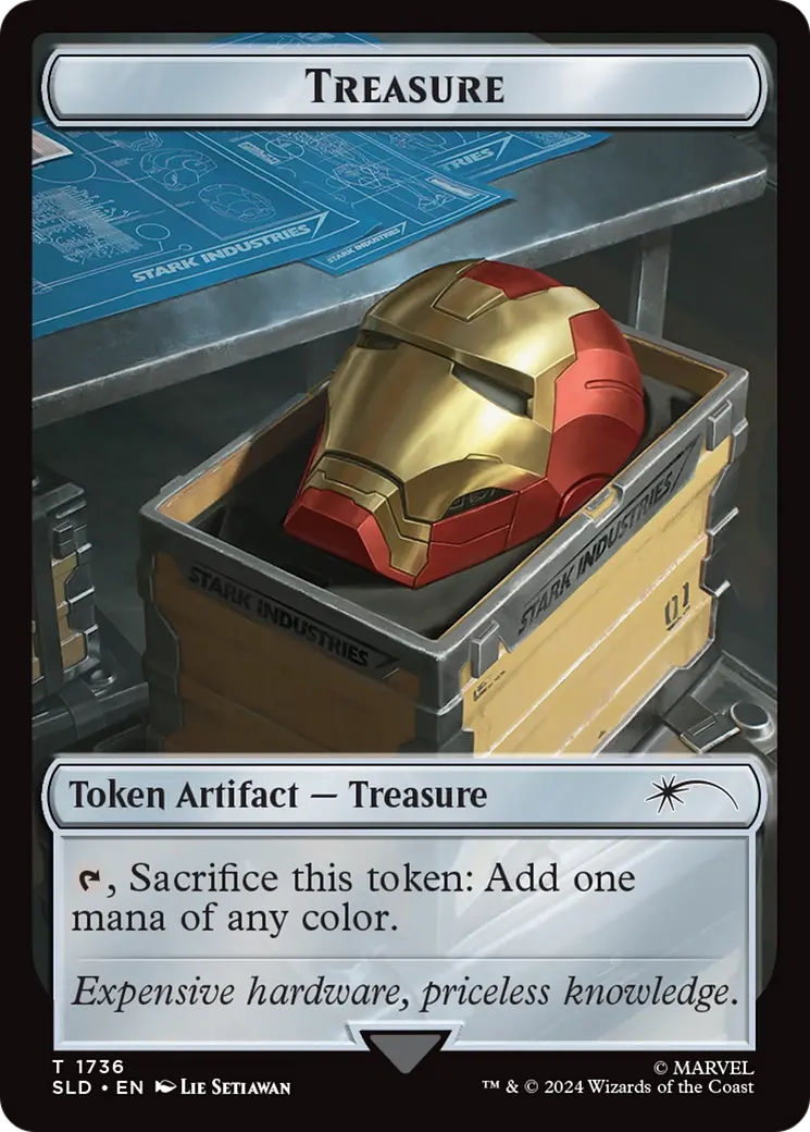 Treasure Token (1736) (Rainbow Foil) [Secret Lair Drop Series] 1