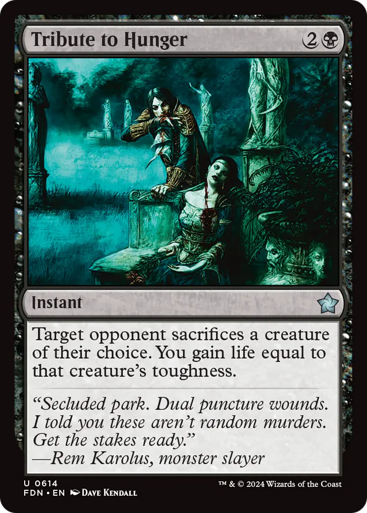 Tribute To Hunger [Foundations] 1