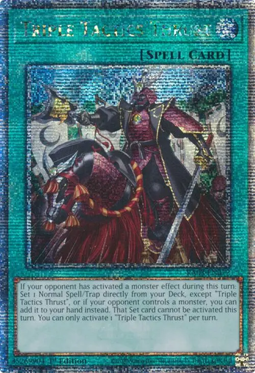 Triple Tactics Thrust (Quarter Century Secret Rare) [Ra03-En072] Quarter Century Secret Rare 1