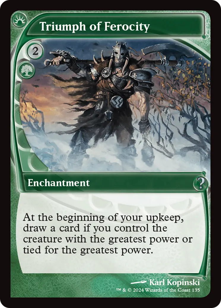 Triumph Of Ferocity (Future Sight) [Mystery Booster 2] 1