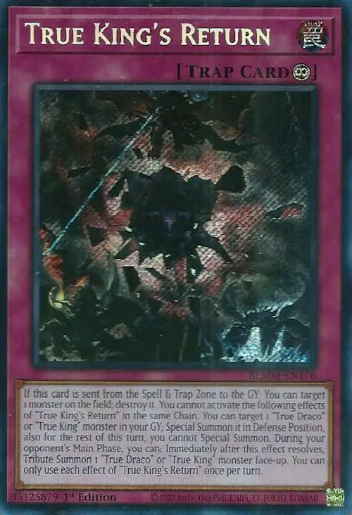 True King's Return [Blmm-En176] Secret Rare 1