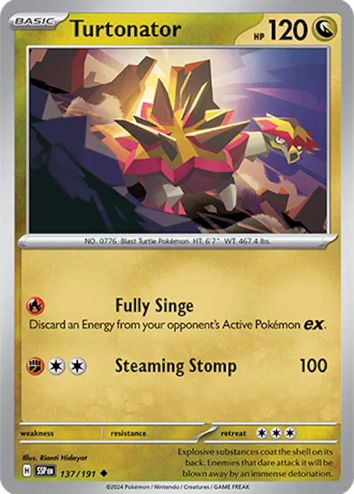 Turtonator (137/191) [Scarlet & Violet: Surging Sparks] 1