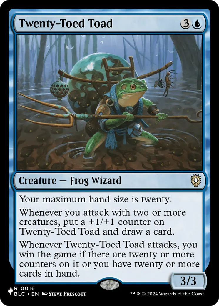 Twenty-Toed Toad [The List] 1