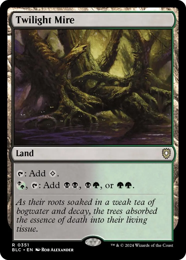 Twilight Mire [Bloomburrow Commander] 1