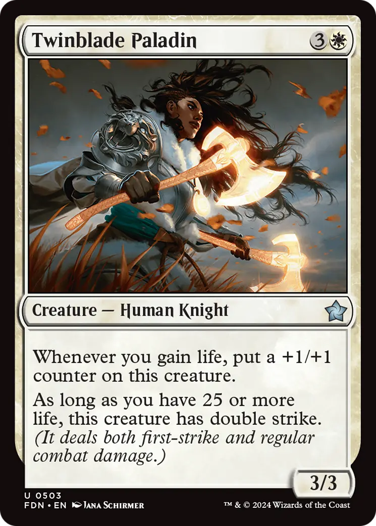 Twinblade Paladin [Foundations] 1
