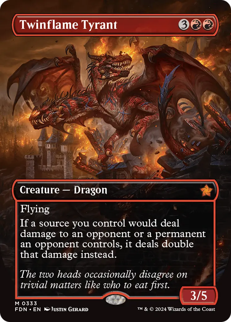 Twinflame Tyrant (Borderless) [Foundations] 1