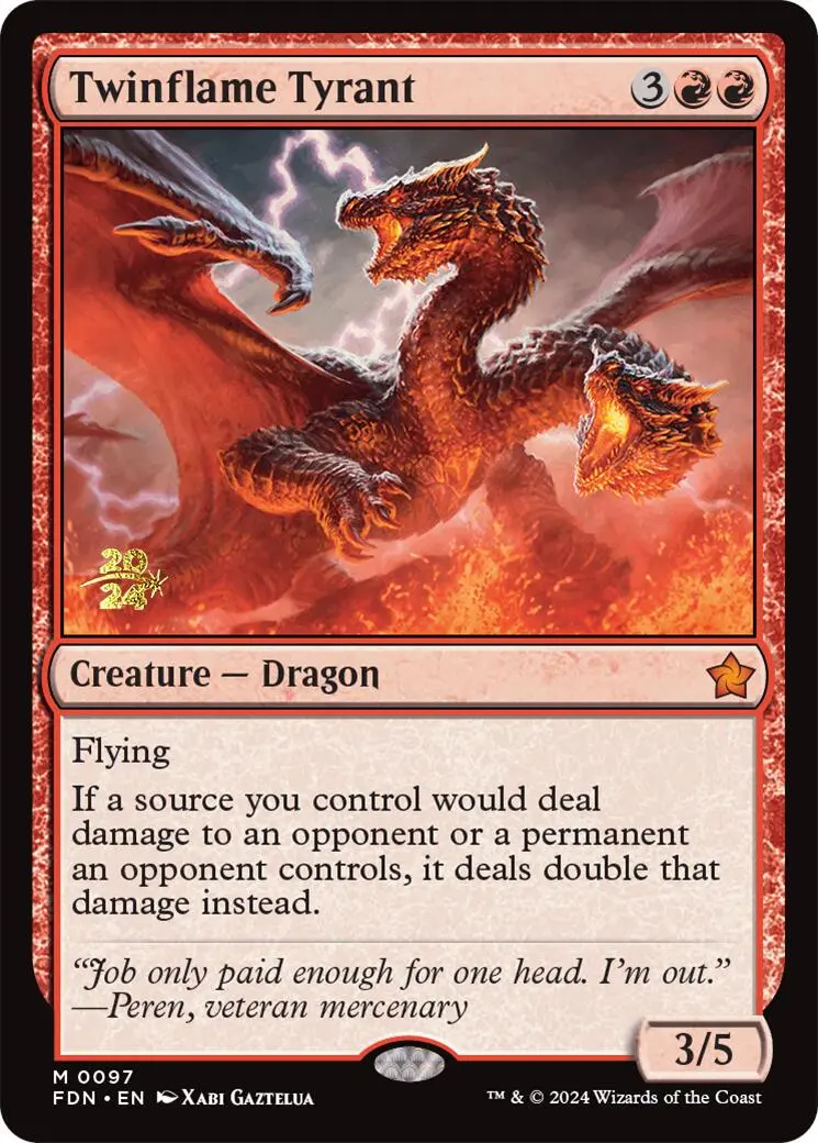 Twinflame Tyrant [Foundations Prerelease Promos] 1