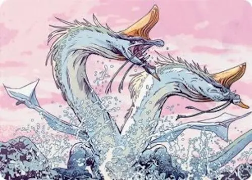 Twinmaw Stormbrood Art Card (39/54) [Tarkir: Dragonstorm Art Series] 1