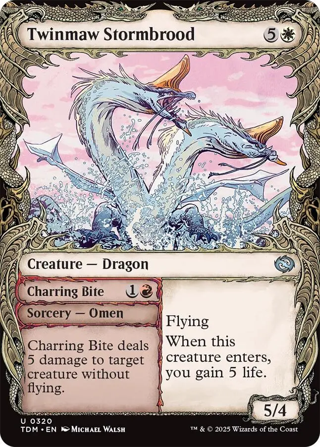 Twinmaw Stormbrood (Showcase) [Tarkir: Dragonstorm] 1