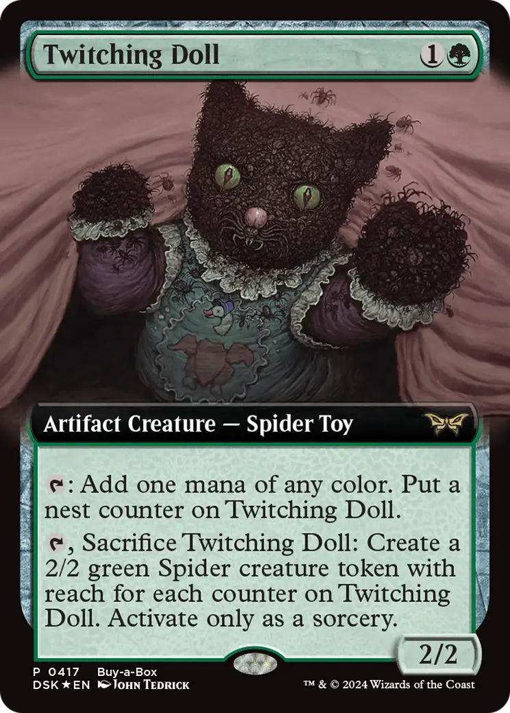 Twitching Doll (Extended Art) (Buy-A-Box) [Duskmourn: House Of Horror Promos] 1