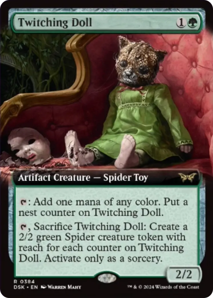 Twitching Doll (Extended Art) [Duskmourn: House Of Horror] 1