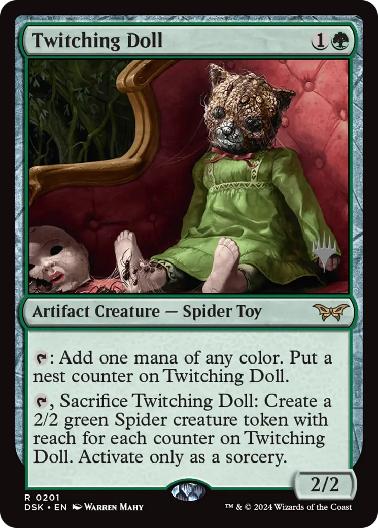 Twitching Doll (Promo Pack) [Duskmourn: House Of Horror Promos] 1
