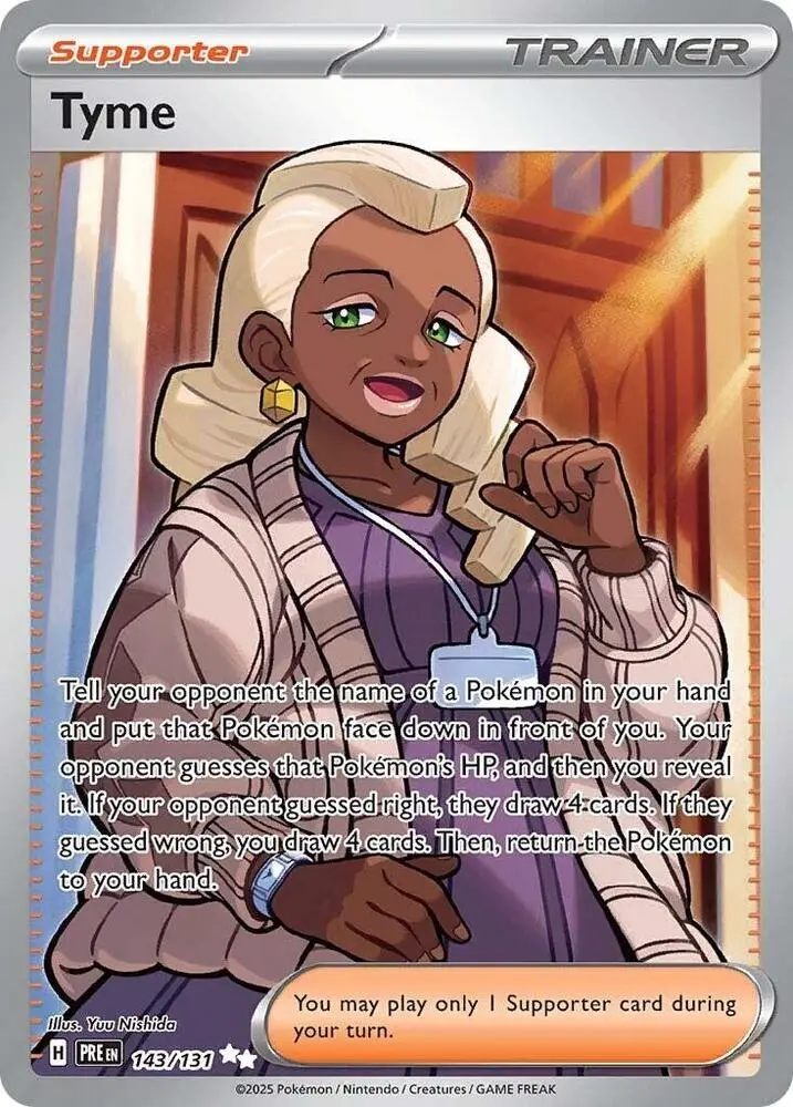 Tyme (143/131) [Scarlet & Violet: Prismatic Evolutions] 1