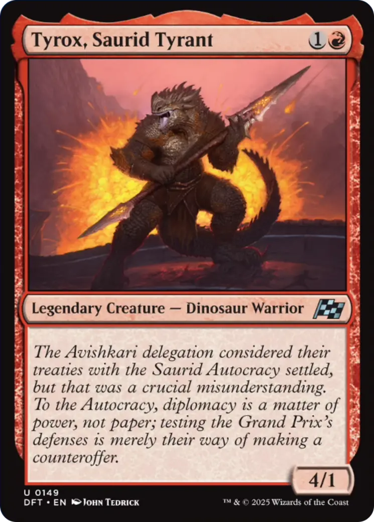 Tyrox, Saurid Tyrant [Aetherdrift] 1