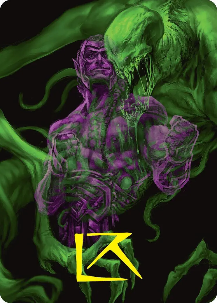 Tyvar, The Pummeler Art Card (Gold-Stamped Signature) [Duskmourn: House Of Horror Art Series] 1