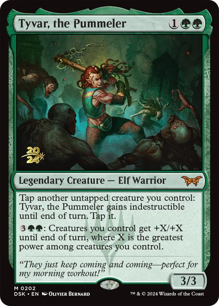 Tyvar, The Pummeler [Duskmourn: House Of Horror Prerelease Promos] 1