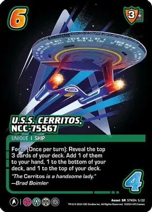 U.S.S. Cerritos, Ncc-75567 (Stk04 5/22) - Stk04 5/22 - S - Holofoil 1