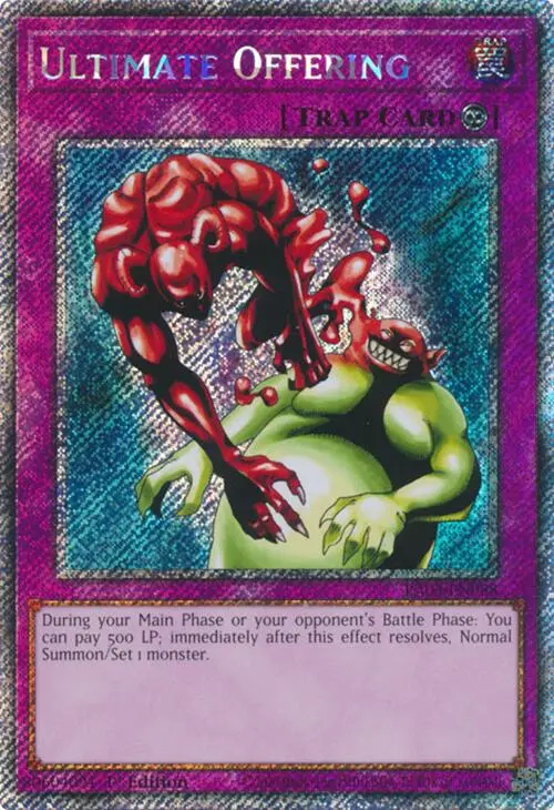 Ultimate Offering (Platinum Secret Rare) [Ra03-En088] Platinum Secret Rare 1