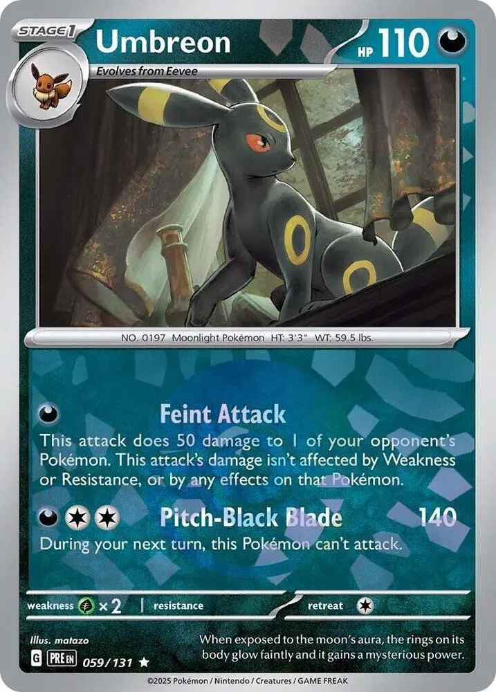 Umbreon (059/131) (Poke Ball Pattern) [Scarlet & Violet: Prismatic Evolutions] 1