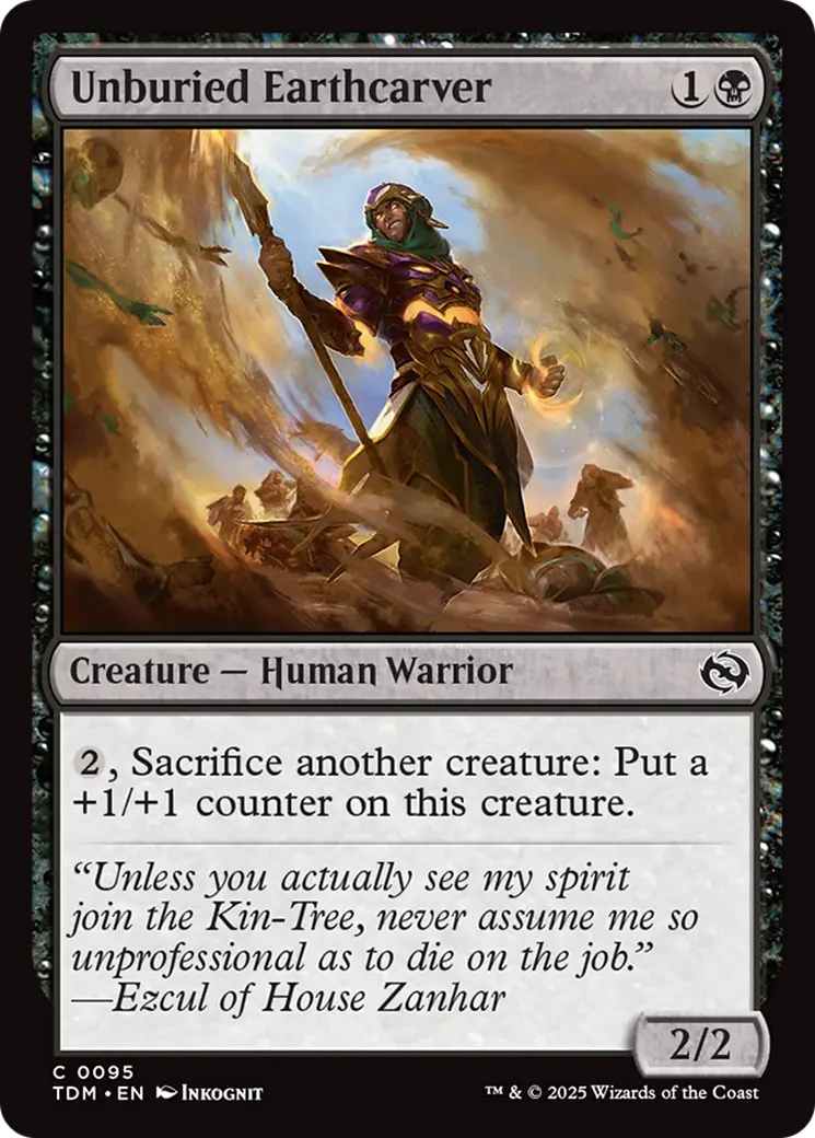 Unburied Earthcarver [Tarkir: Dragonstorm] 1