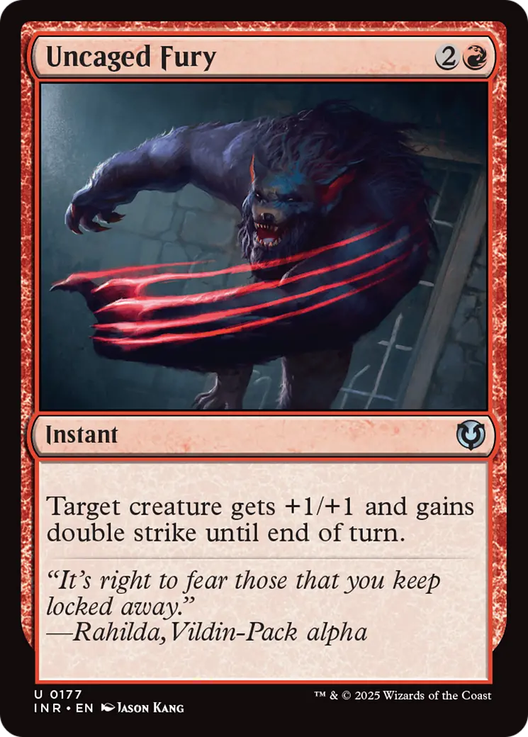 Uncaged Fury [Innistrad Remastered] 1