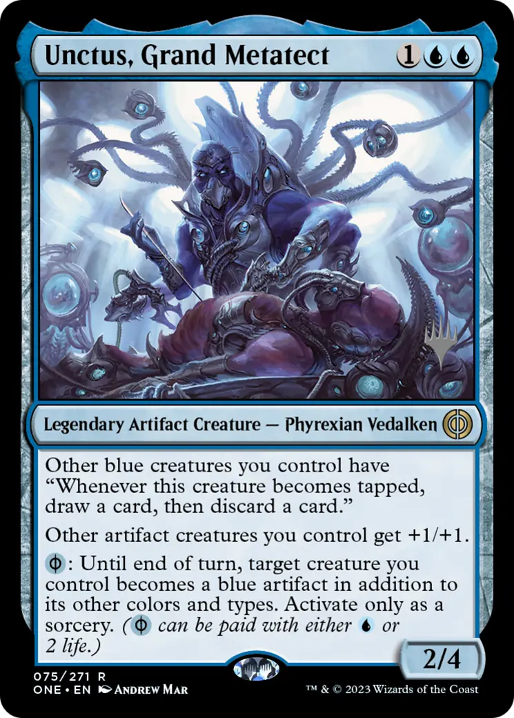 Unctus, Grand Metatect (Promo Pack) [Phyrexia: All Will Be One Promos] 1