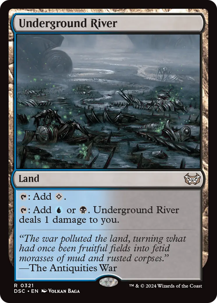 Underground River [Duskmourn: House Of Horror Commander] 1