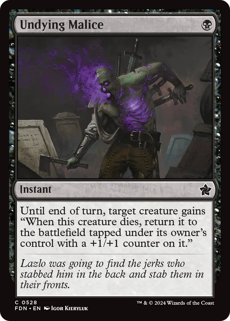 Undying Malice [Foundations] 1