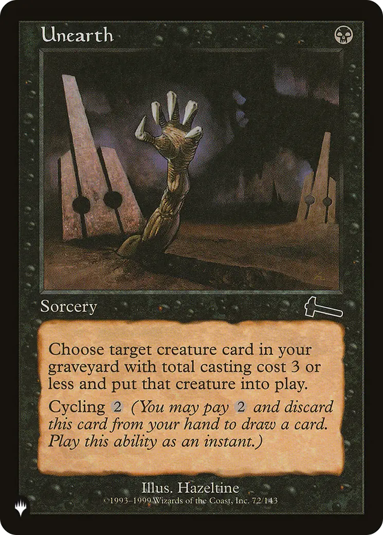 Unearth [The List] 1