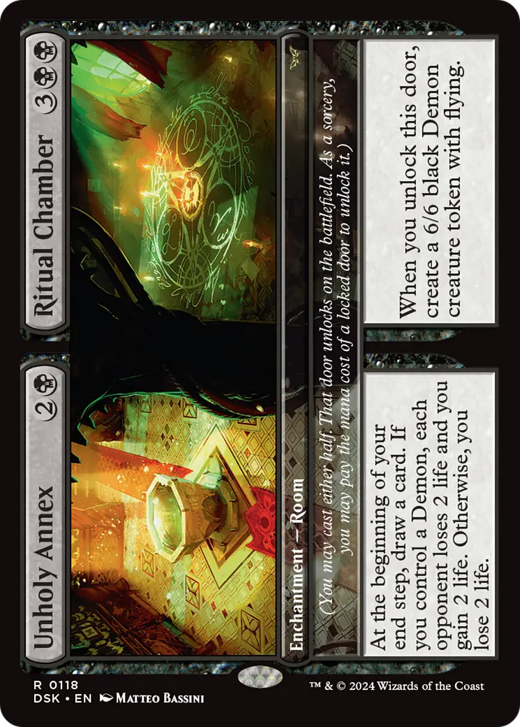 Unholy Annex // Ritual Chamber [Duskmourn: House Of Horror] 1