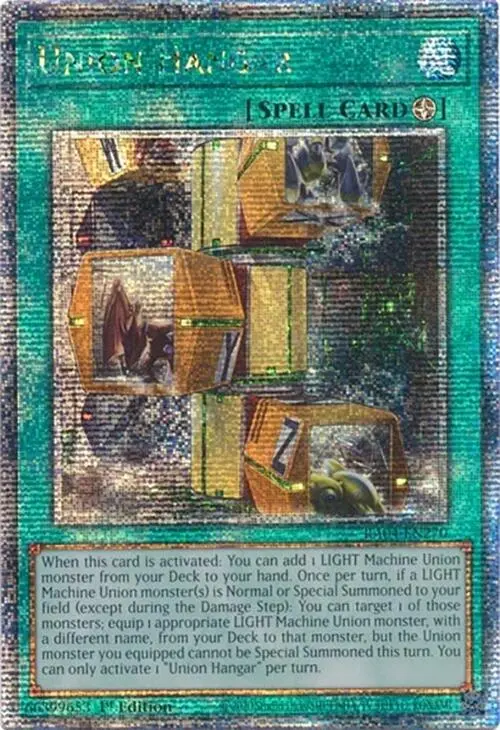 Union Hangar [Ra04-En270] Quarter Century Secret Rare 1