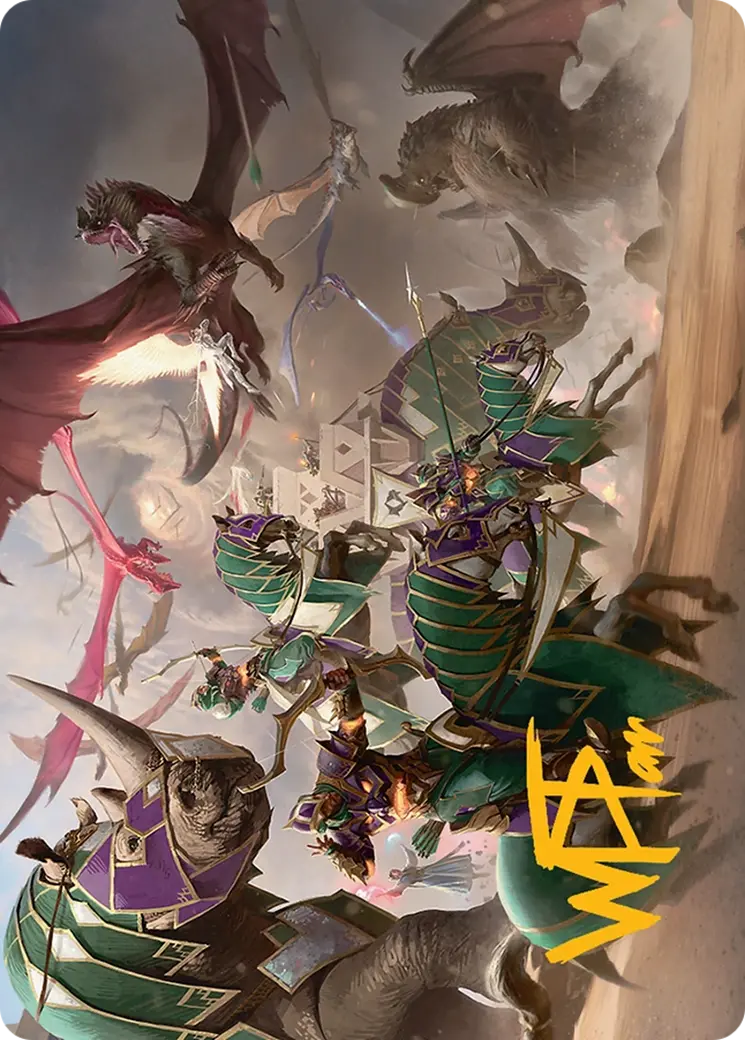 United Battlefront Art Card (5/54) [Tarkir: Dragonstorm Art Series] 1